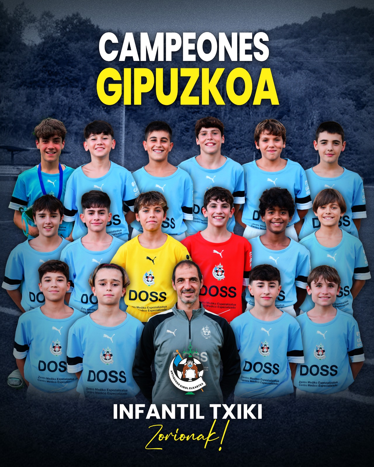 ¡CAMPEONES DE GUIPÚZCOA!