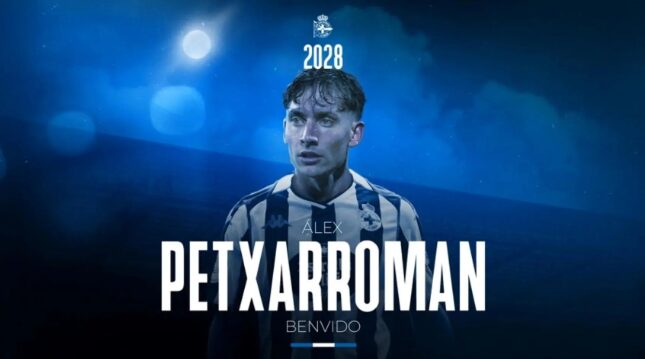 ALEX PETXARROMAN FICHA POR EL REAL CLUB DEPORTIVO DE LA CORUÑA