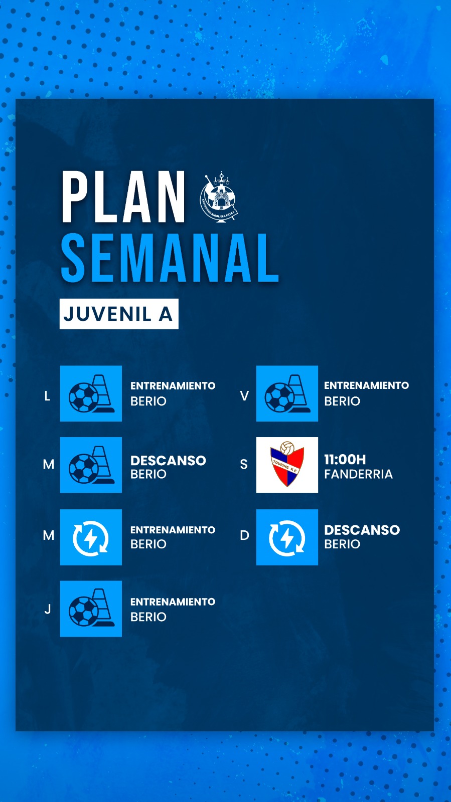 Plan de trabajo hasta el 11 de agosto