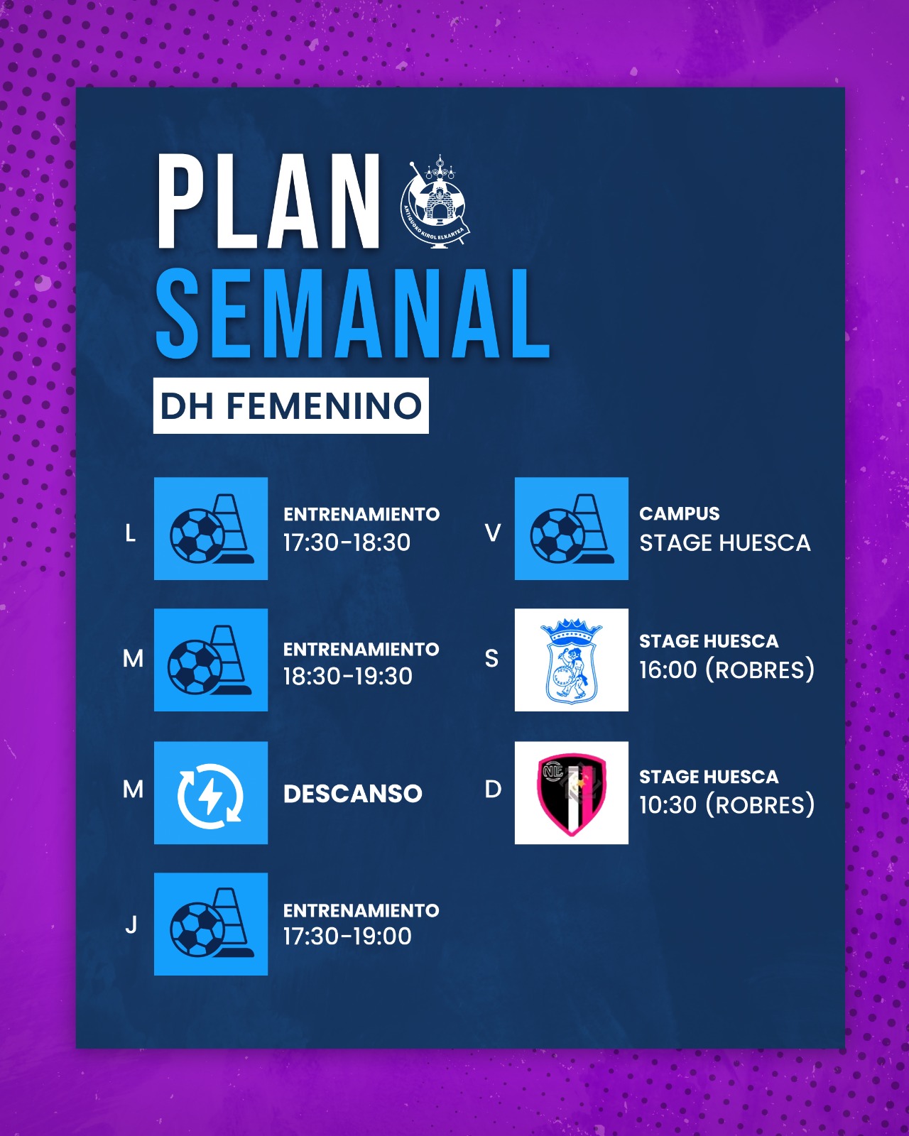 Plan de trabajo hasta el 25 de agosto