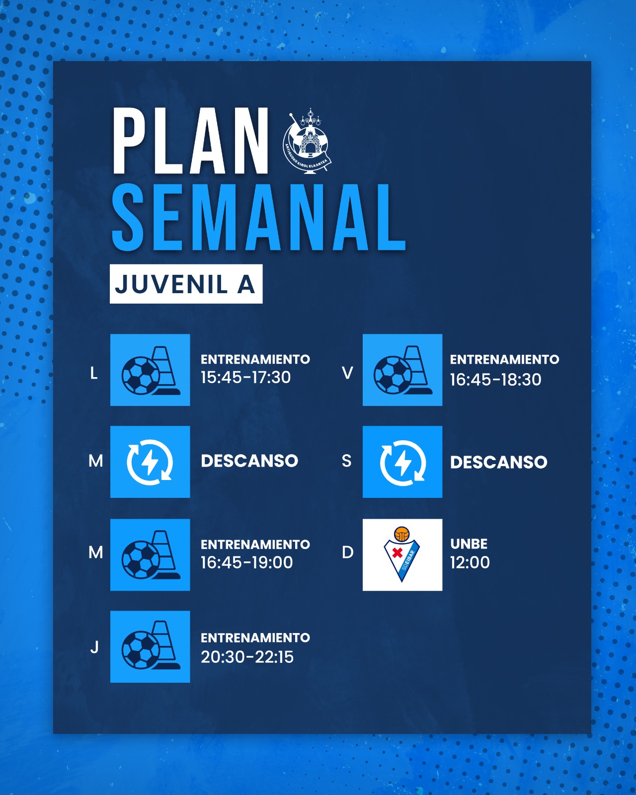 Plan de trabajo hasta el 8 de septiembre