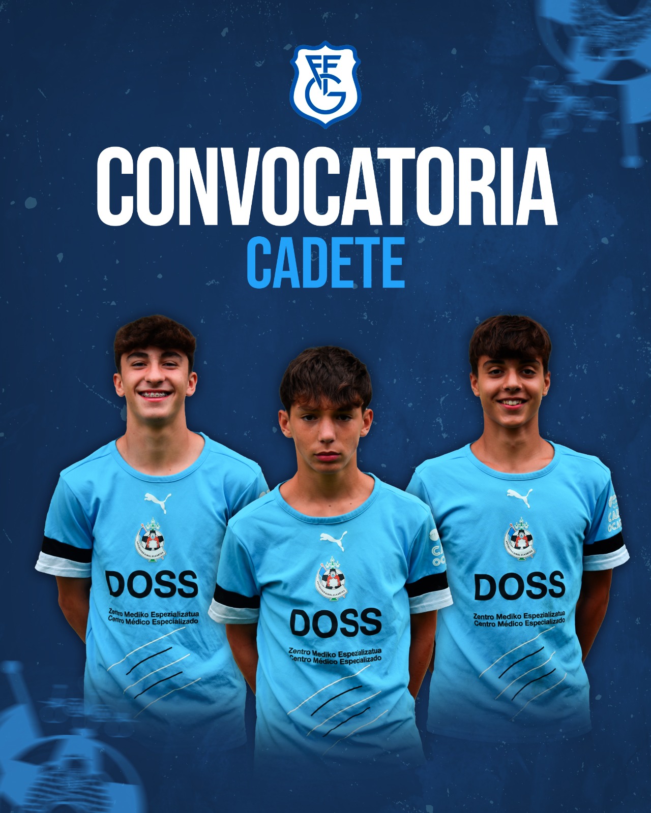OIHAN RUBIO, ASIER SILVA Y TXOMIN SAN JUAN, EN LA CONVOCATORIA DE LA SELECCIÓN GUIPUZCOANA