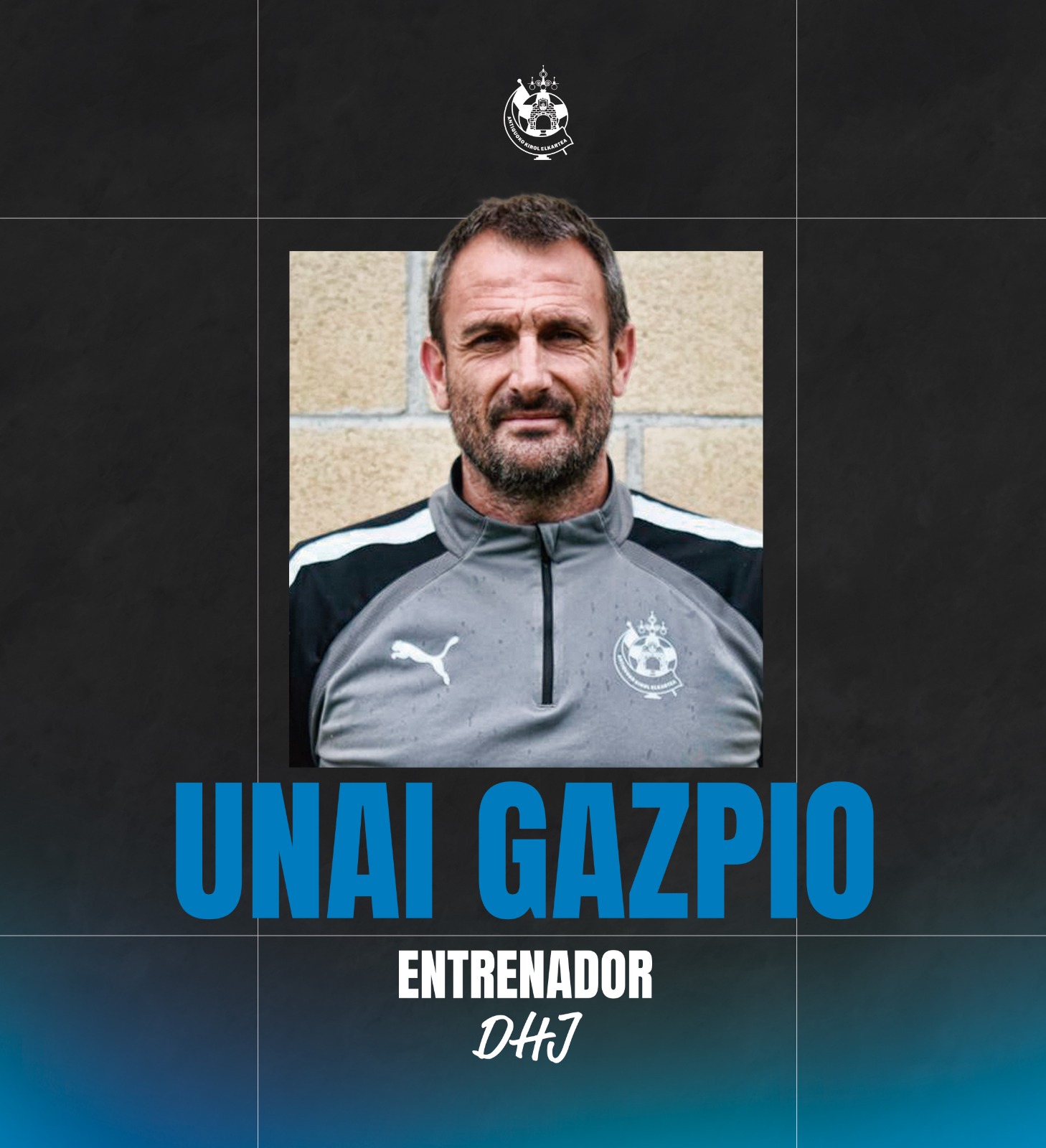 UNAI GAZPIO ASUME LA DIRECCIÓN TÉCNICA DEL JUVENIL A DE DIVISIÓN DE HONOR